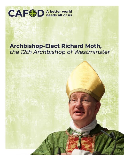 Archbishop Elect of Westminster Richard Moth