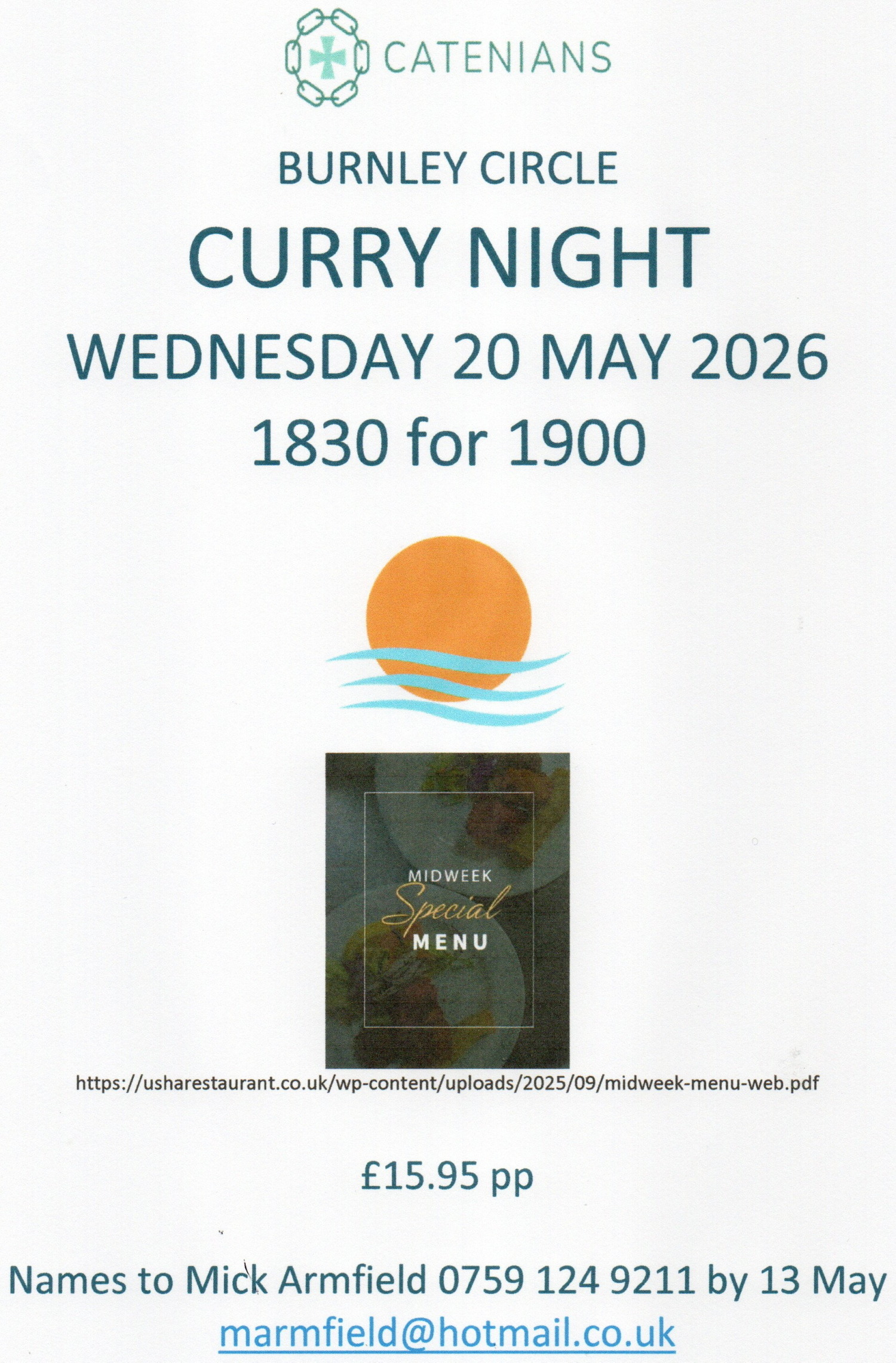 Curry Night May 26revb